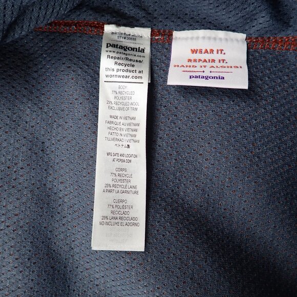 Patagonia Natural Blend Retro Cardigan Jacket Men's XXL Burnshed Red 20535 - Picture 10 of 11